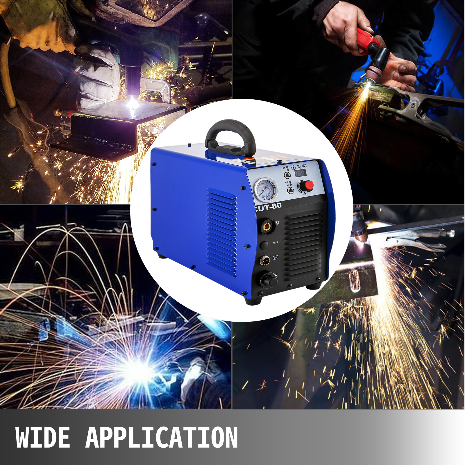 Cut 80 80a Air Plasma Cutter Machine Inverter Cutter Touch Pilot Arc