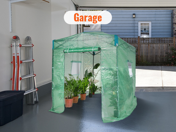 VEVOR Pop Up Greenhouse 8 X 6 X 7 5 Pop Up Green House Set Up In