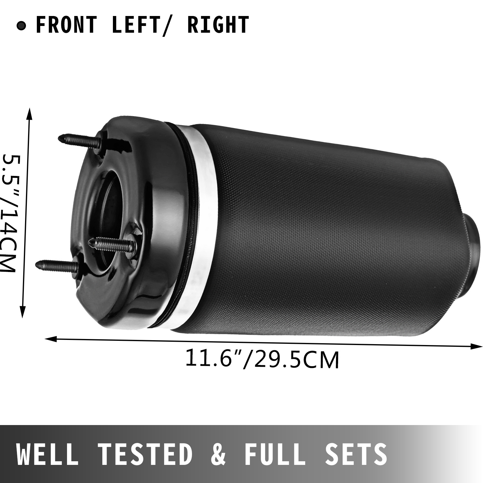 VEVOR Air Suspension Spring Bag Spring Bag Front Fit Mercedes ML GL