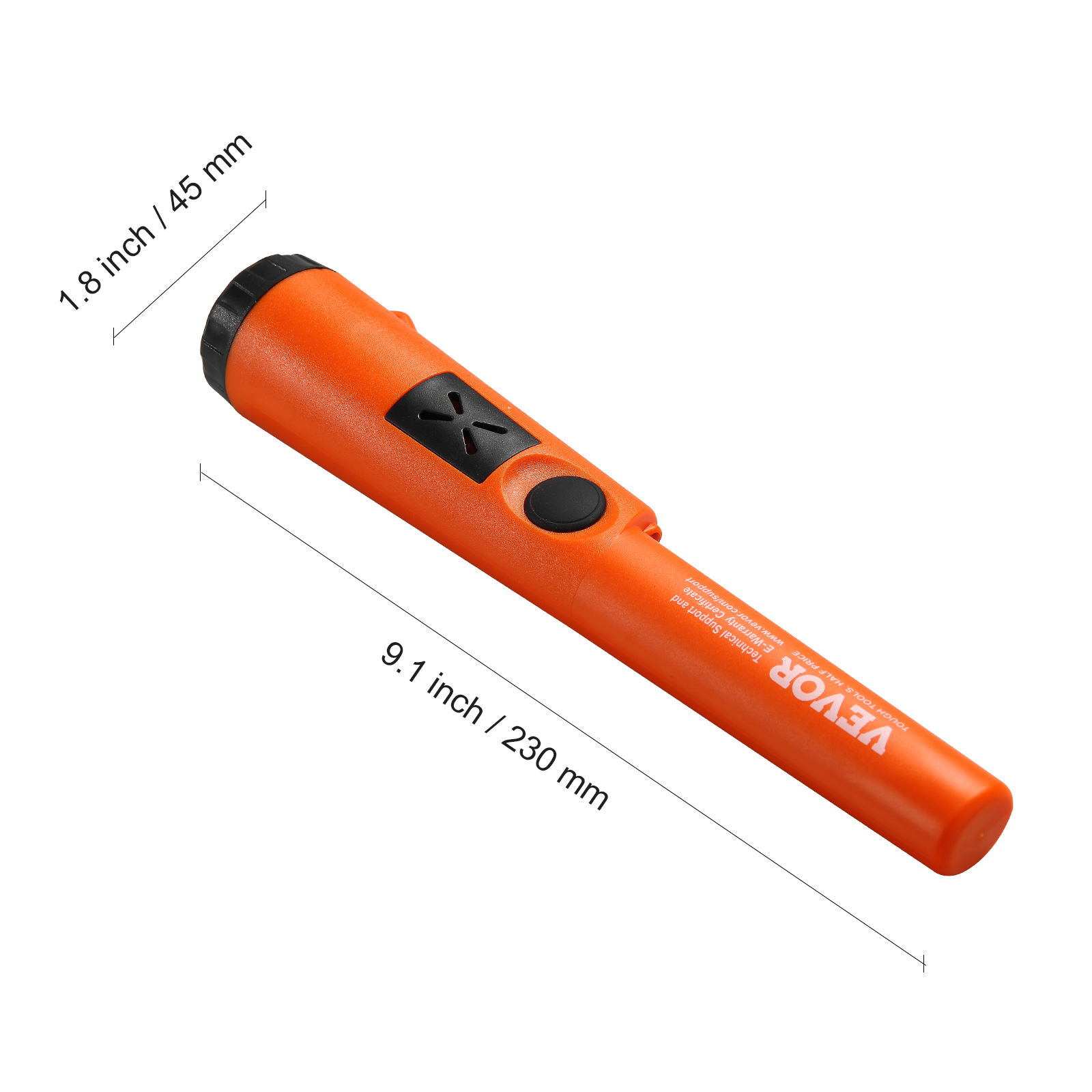 Vevor Metal Detector Pinpointer Portatile Parzialmente Impermeabile