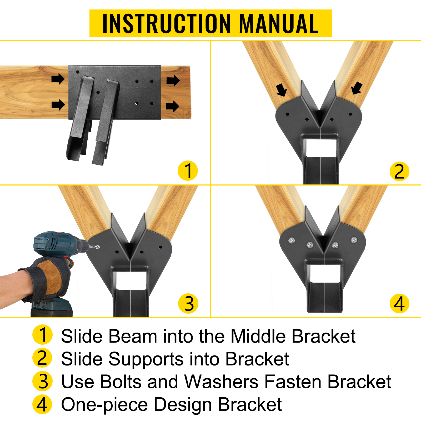 Swinging bracket mirror