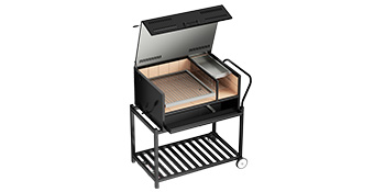 VEVOR 40 Charcoal Grill W Adjustable Charcoal Grate And Heavy Duty