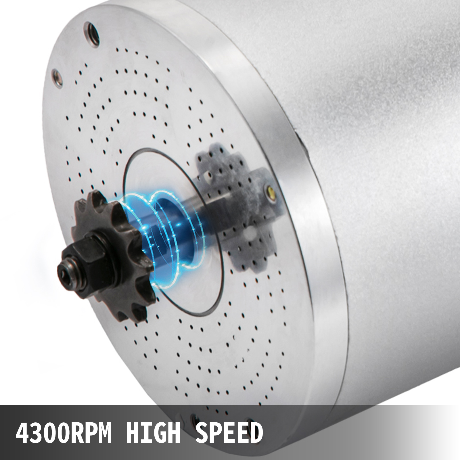 Electric Brushless Dc Motor W Control 48v 2000w 4300rpm High Speed