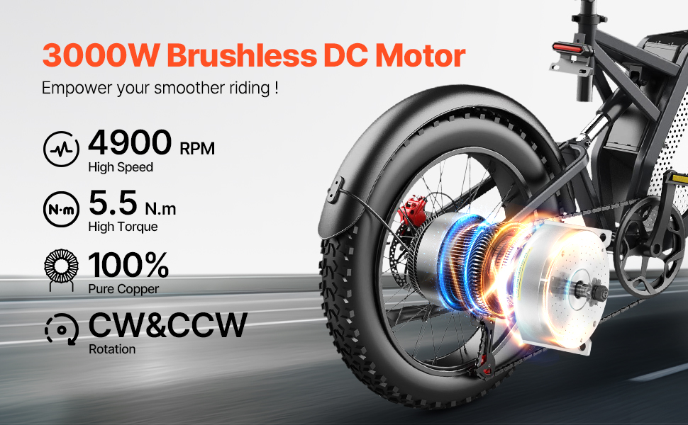 Vevor V W Electric Brushless Dc Motor Kit With Upgraded Speed