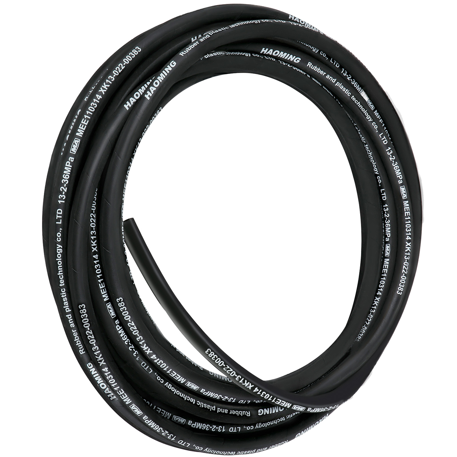 Apache 98399070 Universal 2-wire Hydraulic Hose 1/4" X 48" 5000 PSI Rubber for sale online