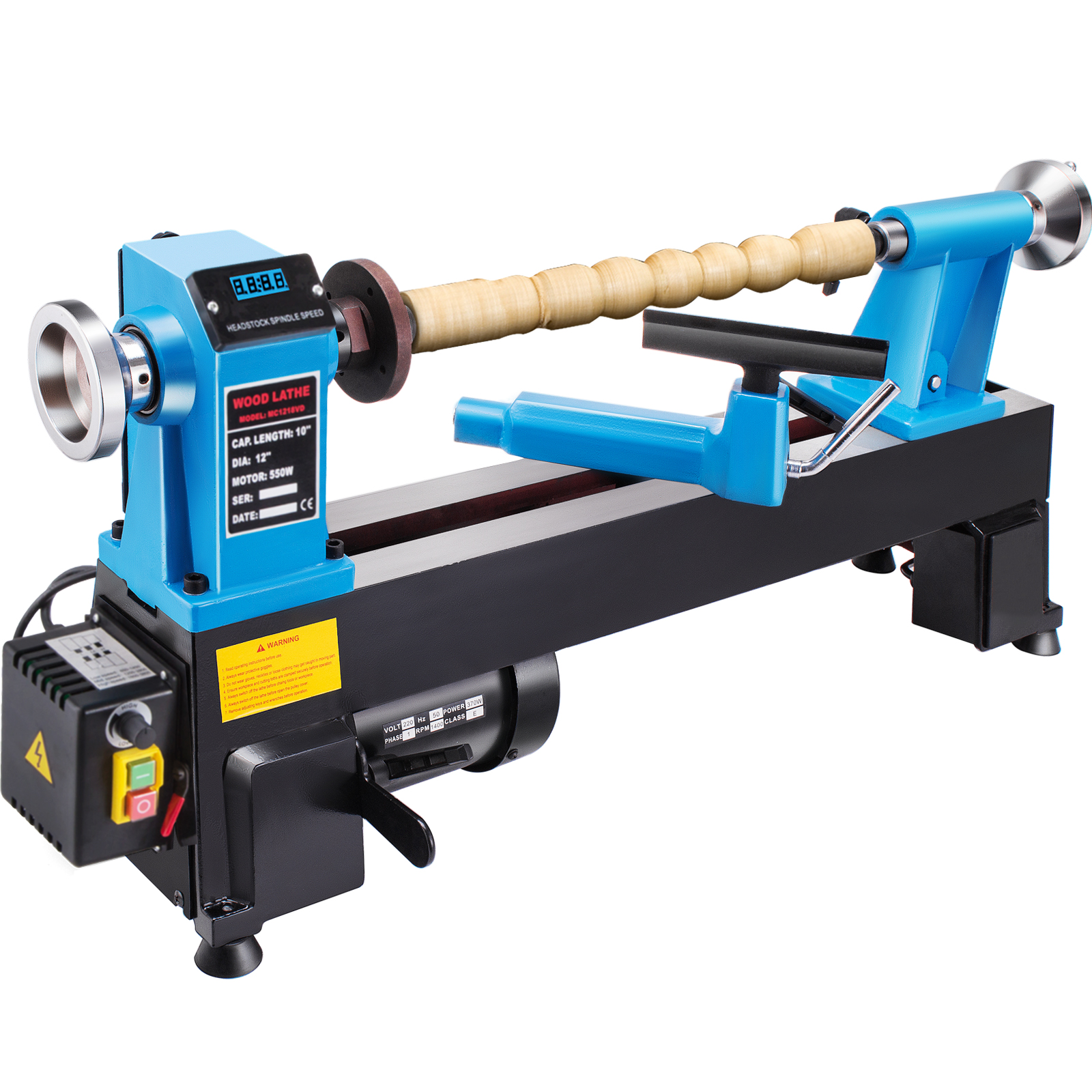 metal lathe,7x14 in,550W