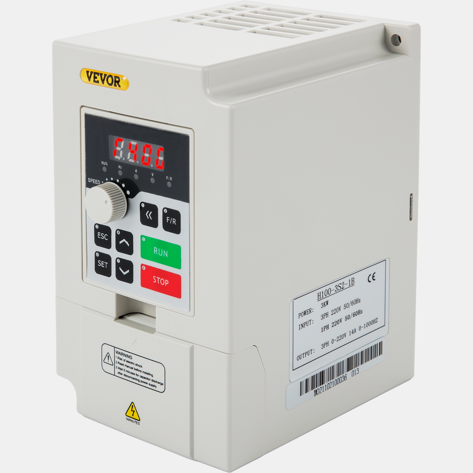Variable Frequency Drive,1.5 KW,2 HP