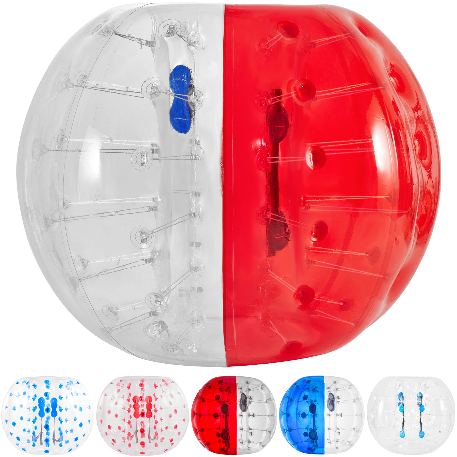 Transparent 1.5M PVC Inflatable Bubble Soccer Football Ball for Children Bumper 