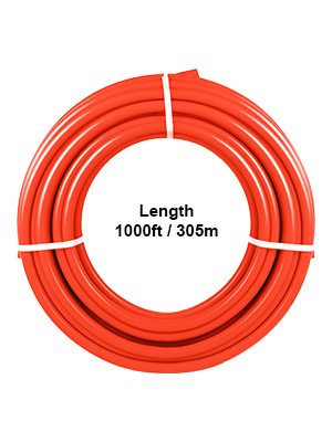 1/2 x 1000ft Pex Tubing Oxygen Barrier O2 EVOH Red Radiant for in
