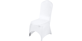 VEVORbrand 100 PCS White Chair Covers Spandex Chair Covers for Wedding  Party Banquet Event Chair Cover Universal Stretch Chair Covers