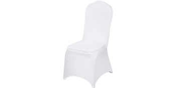 White Chair Cover,100 PCs,Polyester