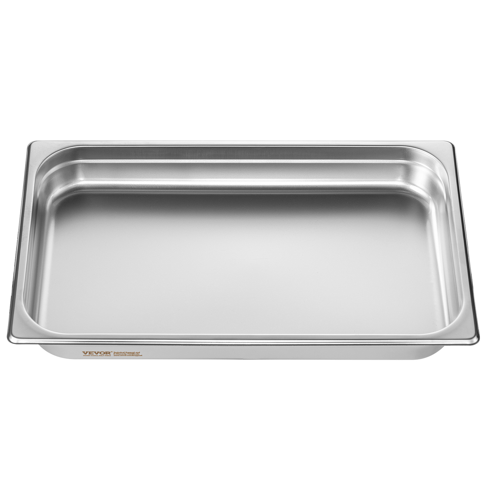 VEVOR 2"4"6" Steam Table Pans Hotel Food Prep Pan Stainless Steel Multi-Size