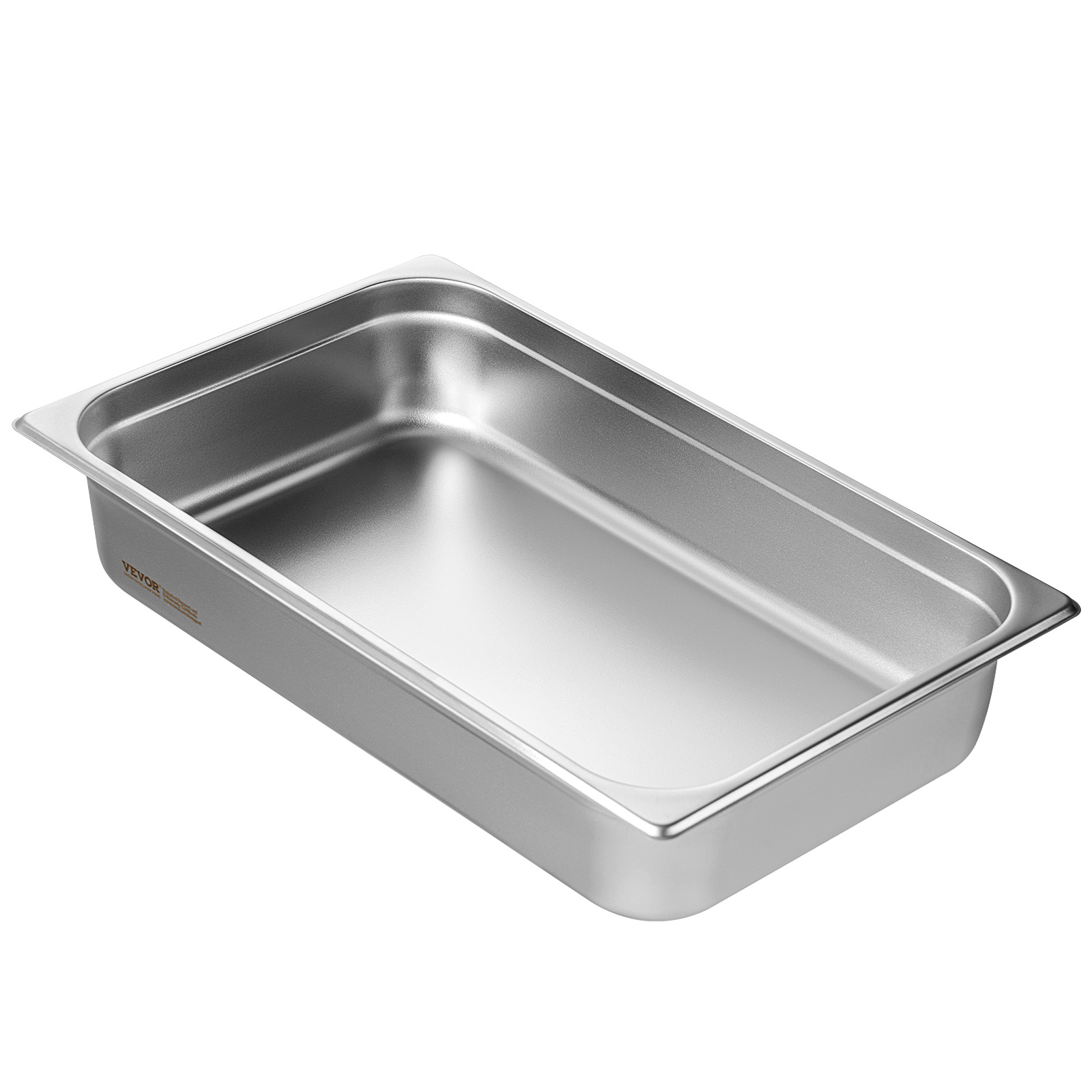 VEVOR 2"4"6" Steam Table Pans Hotel Food Prep Pan Stainless Steel Multi-Size