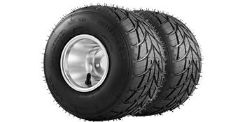 ATV Tires, aluminum alloy rim,rear