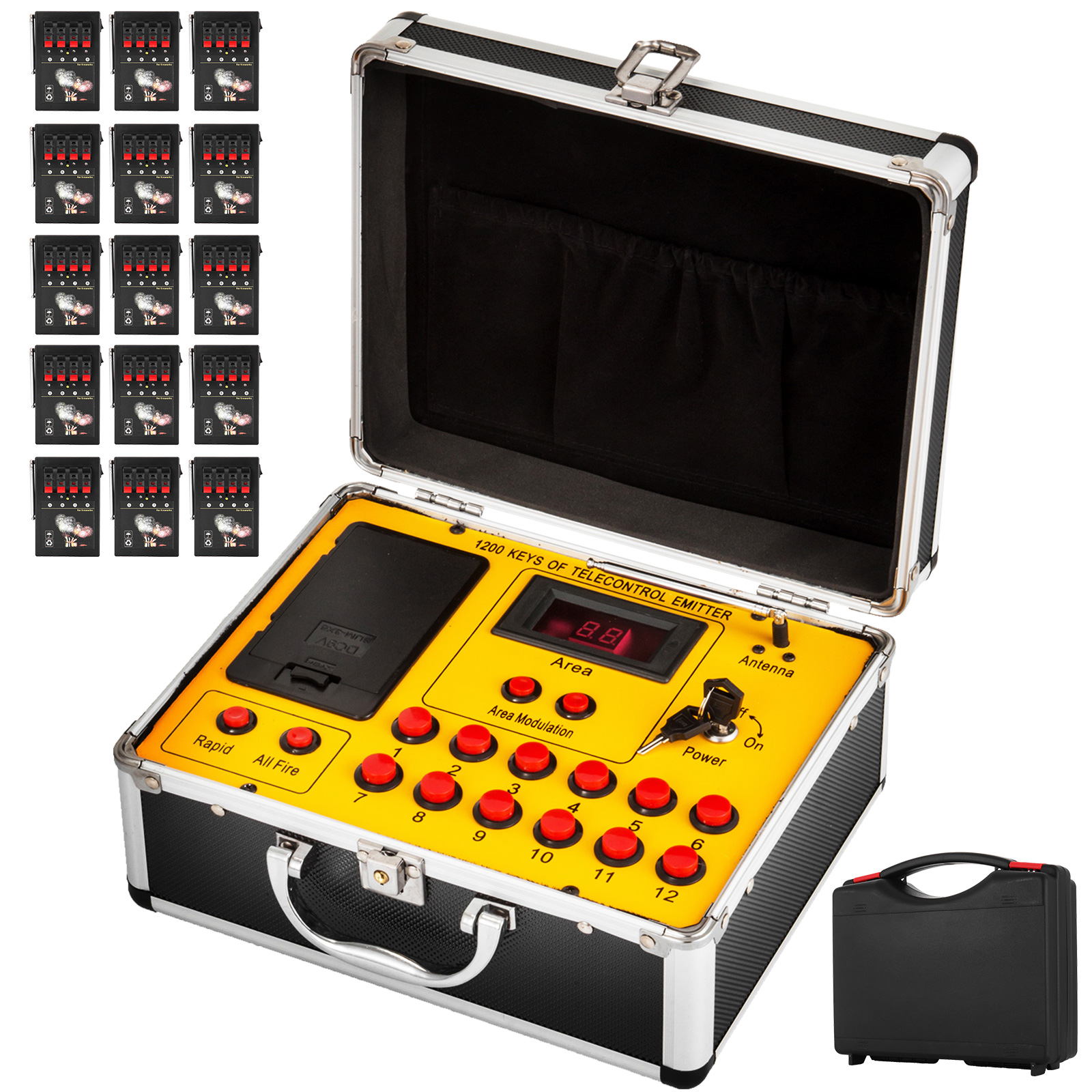 New 60 Cues FCC Fireworks Firing System 1200 Channel CE Wireless Remote