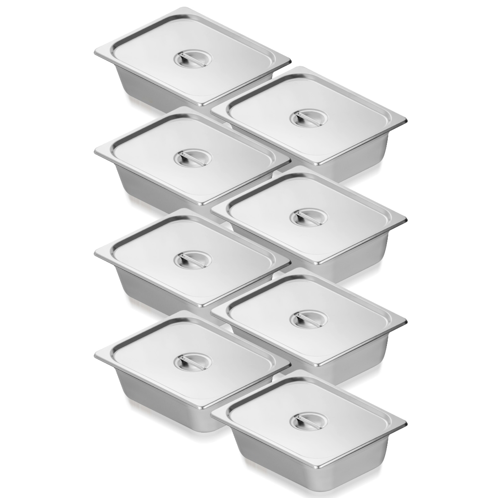 2"4"6" Steam Table Pans Hotel Food Prep Pan Stainless Steel Multi-Size - Picture 71 of 122