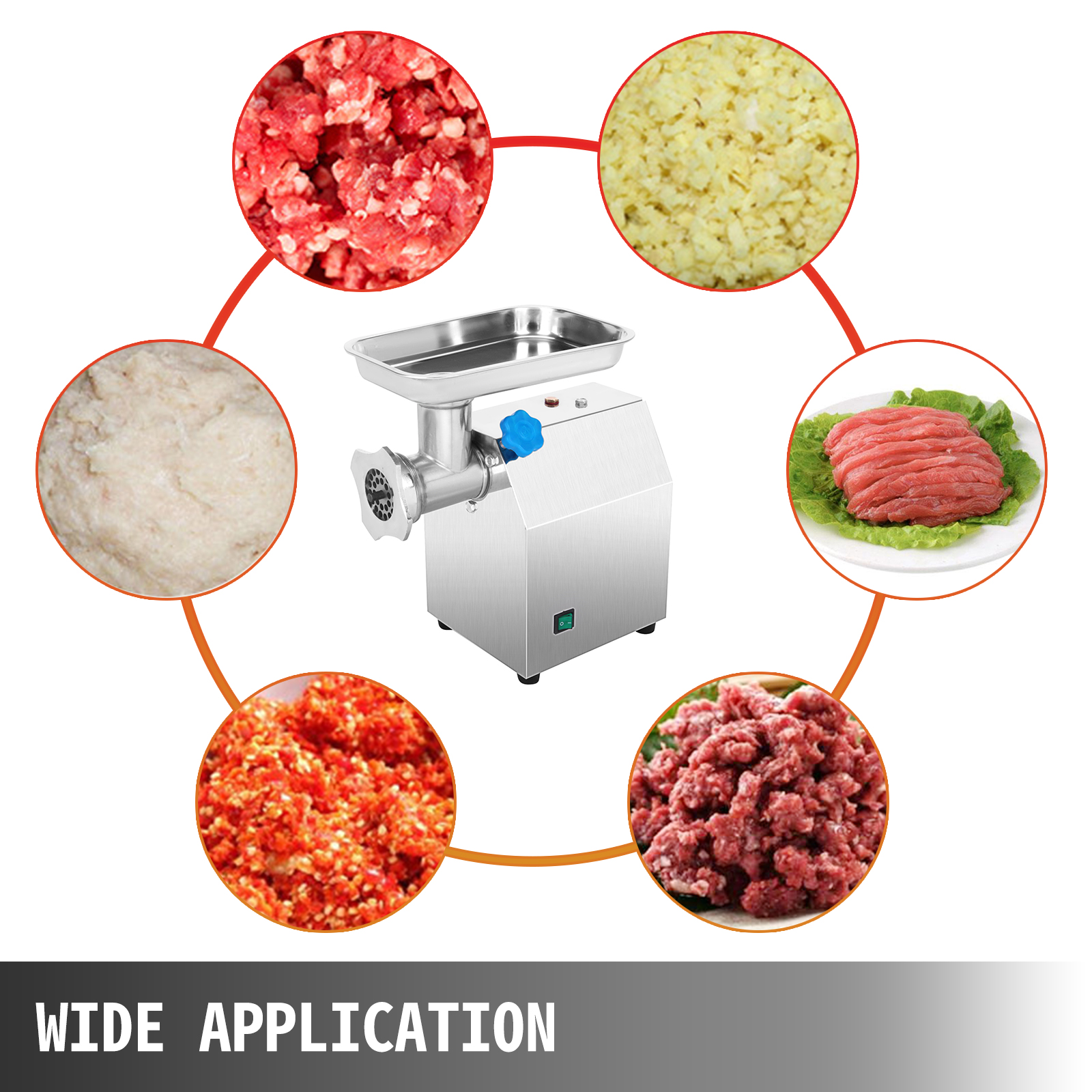 VEVOR Tritacarne Manuale in Acciaio Inossidabile 304 Fissaggio a Morsetto  da Tavolo per Preparazione di Salsicce Salumi Polpette, Tritacarne Manuale  da Tavolo Acciaio Inox Uso Alimentare Calibro #12 : : Casa e cucina