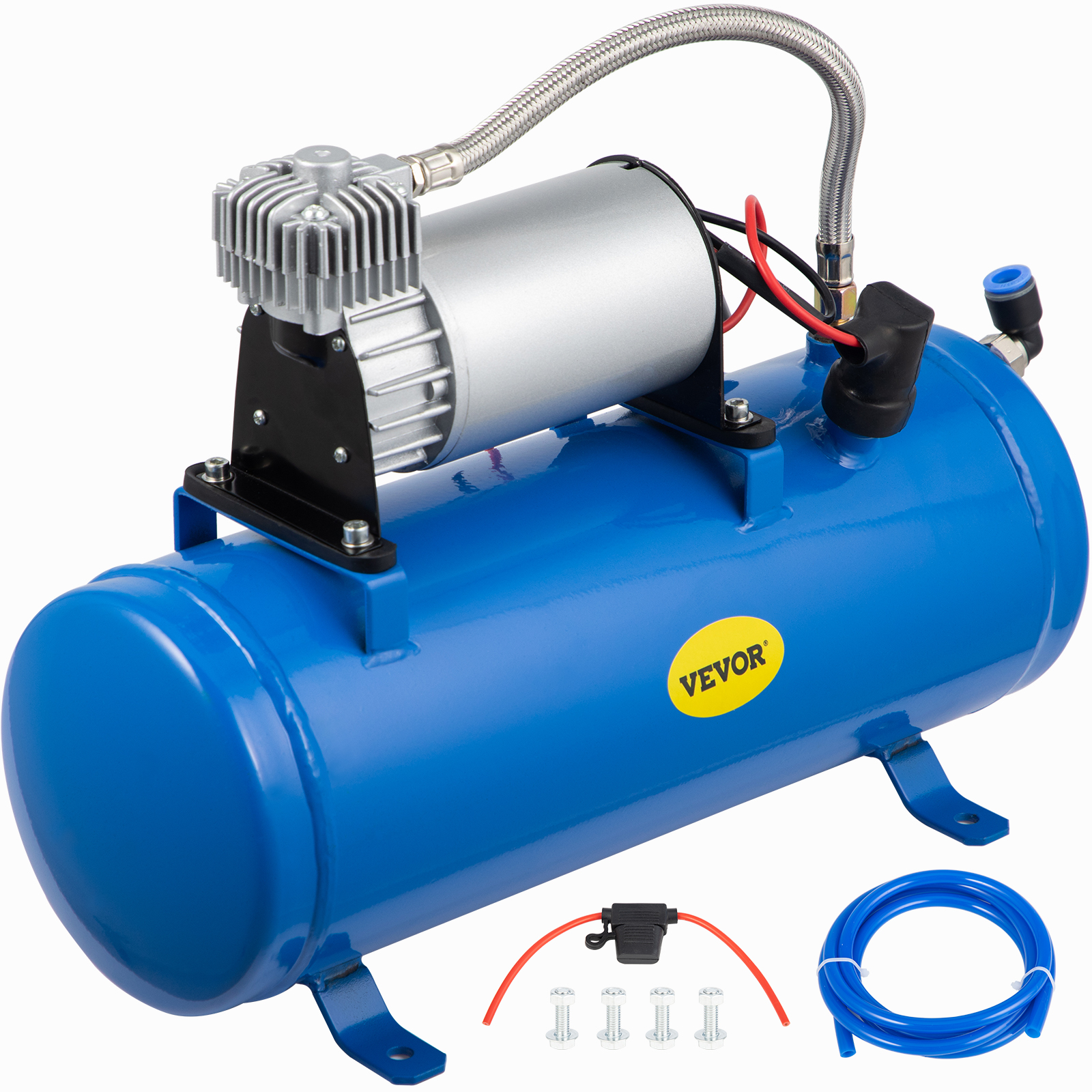 Klaxon avec Compresseur 150 PSI, 12 V, 3 L