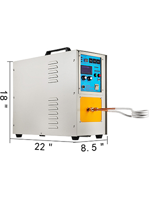 15KW 30-80 KHz Chauffage par induction de four à induction haute fréquence  pour cuivre argenté LH-15A 110V