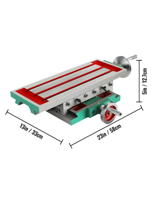 Étau de machine 2 axes 100 mm/ Table croisée /Table de fraisage brico51778  - Etau (11369202)