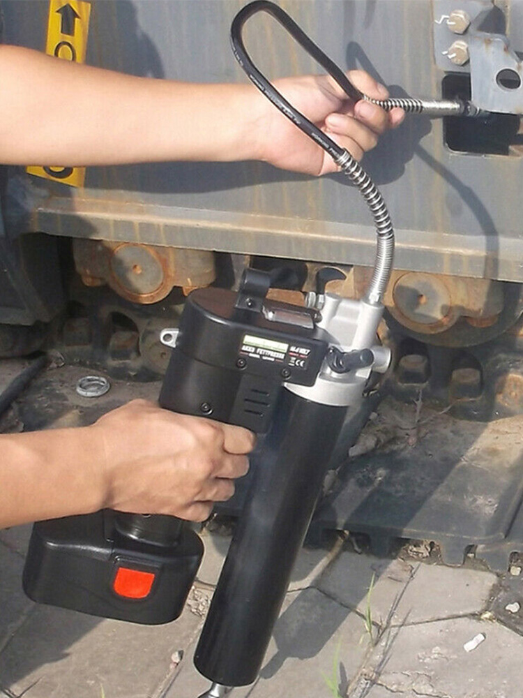 Pistolet à Graisse électrique Sans Fil 12000 PSI - 2 Batteries 21V 4000mAh, Moteur Brushless - Pour Véhicules