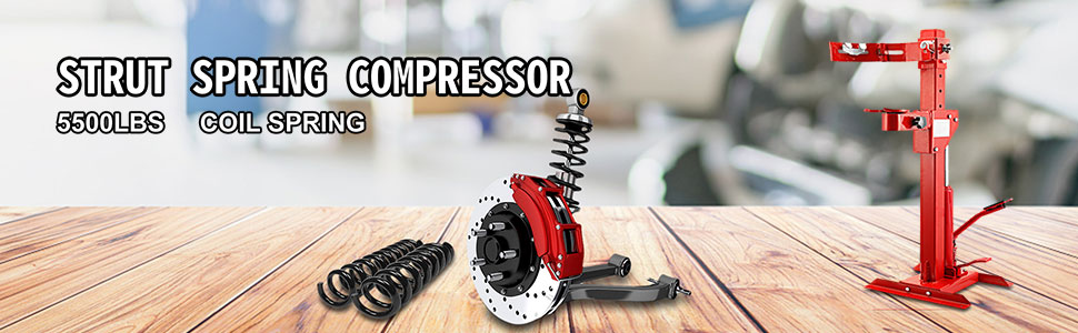 hydraulic strut coil spring compressor
