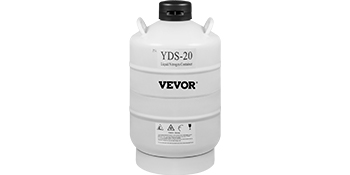 VEVOR 20L Liquid Nitrogen Tank Cryogenic Container w/ Bag Dewar Tank /semen