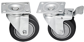 VEVOR Set of 20 Scaffolding Casters 286LBS Each Scaffolding Wheels Scaffold Caster Wheel with Brake Lock