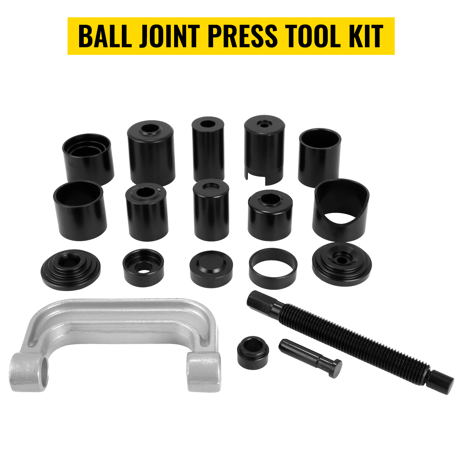 Ball Joint Removers Ball Joint Service Auto Repair Remover Adapter Master Tools with Blow Molded Case for Vehicle Installing Convenient Removal Seperator 21 PCS 