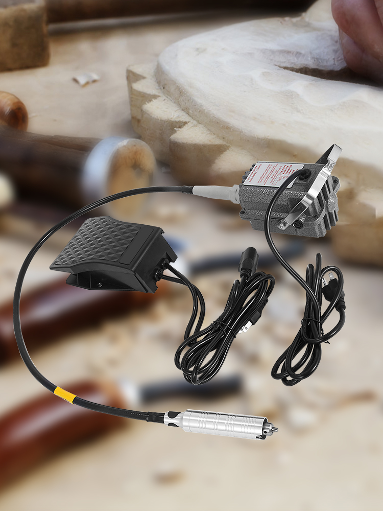 SR Hanging Flexshaft Mill 230W 4mm Jewelry Design&Repair Tools VEVOR US