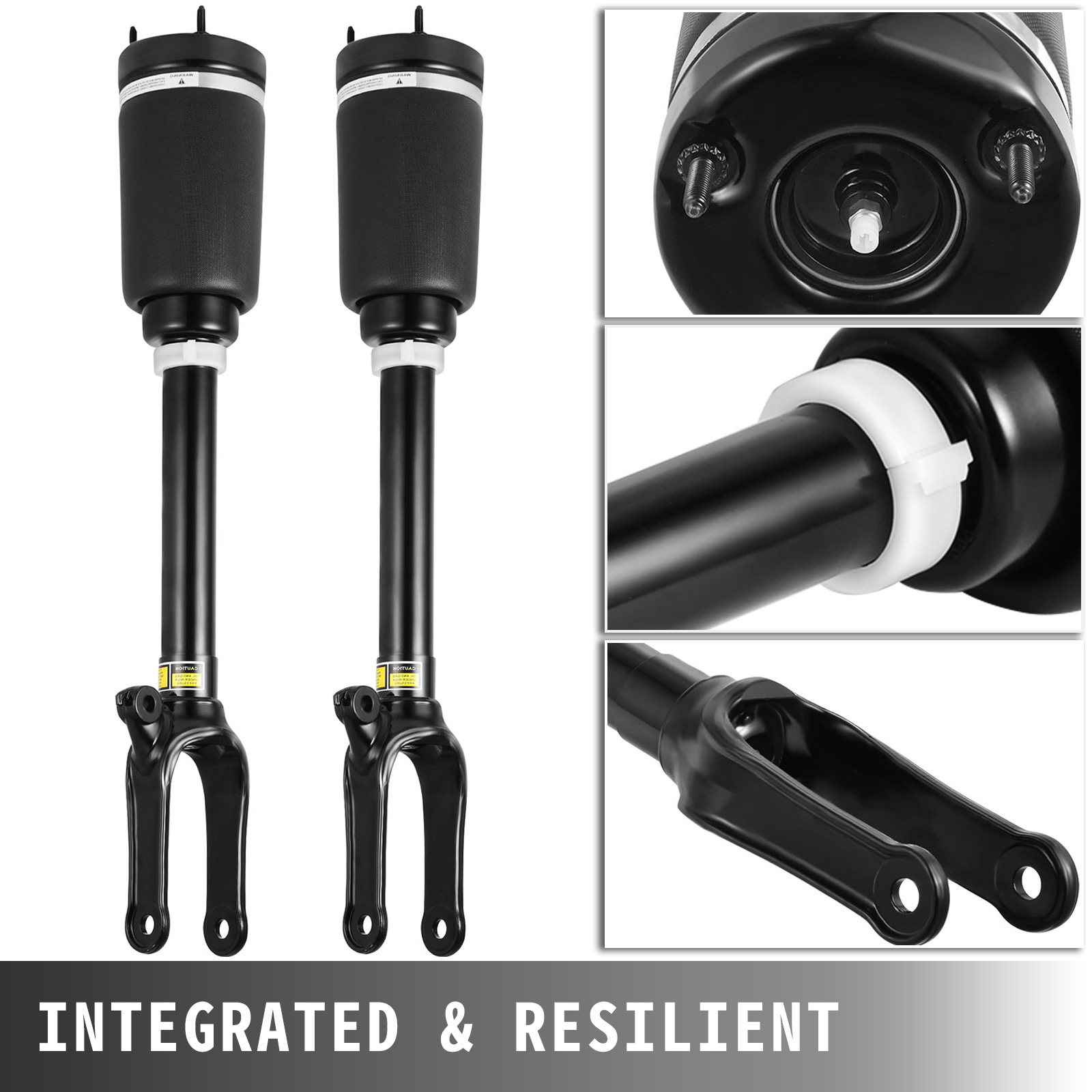 2pcs for Mercedes W164 GL350 GL450 1643206113 Front Air Suspension Spring Shock Strut VEVOR US