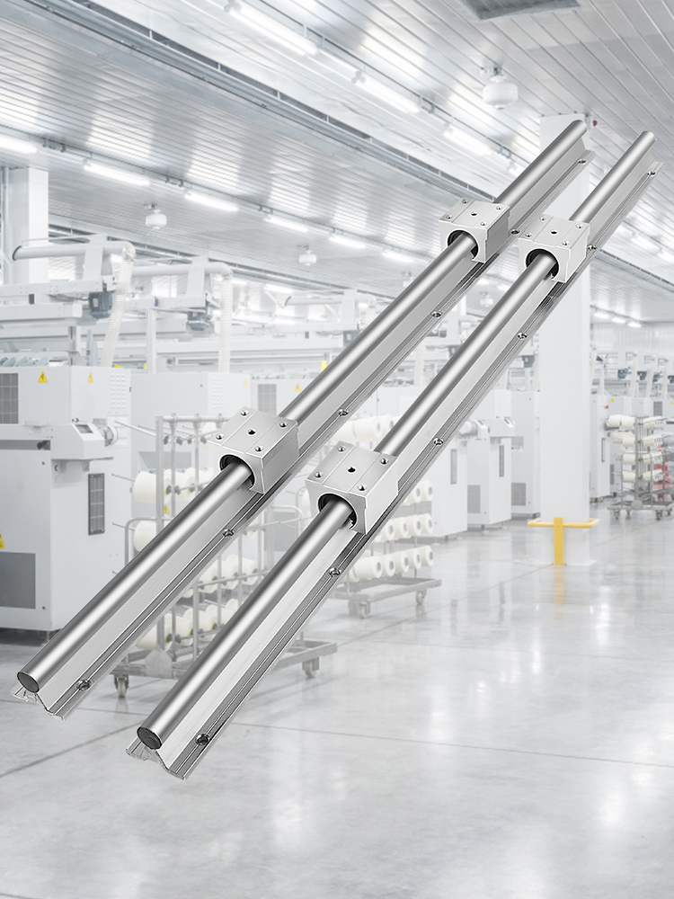 thumbnail image 2 of Vevor SBR20-1000mm Linear Rail Kit - 2 Rails & 4 Bearing Blocks For CNC & Industrial Use 2 of 4