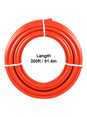 1/2" x 300ft feet Pex Tubing Oxygen Barrier O2 EVOH Pex-B Red Radiant Floor Heat 