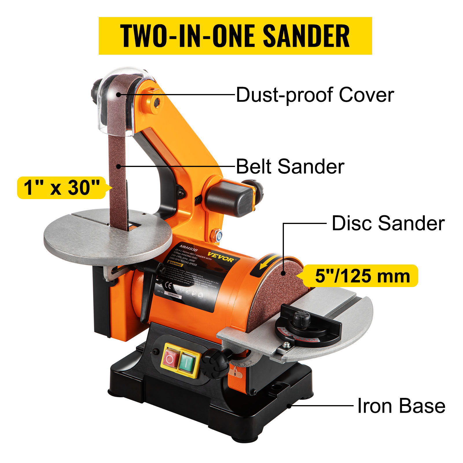 2x72 Belt Sander Grinder Machine CE Certification 