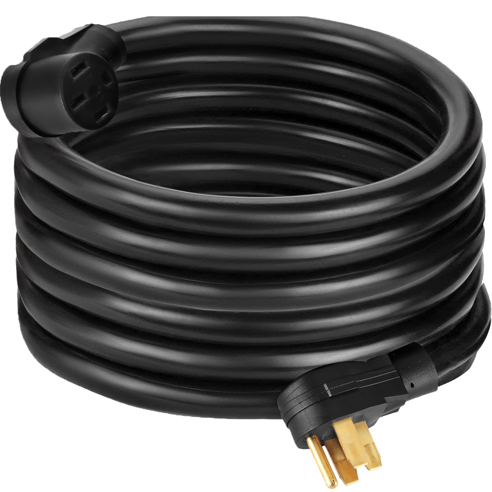 Enchufe macho de 4 pines de 14-30P a 10-30R 4 clavijas hembra toma de  enchufe de receptáculo, adaptador de cable de alimentación eléctrica para