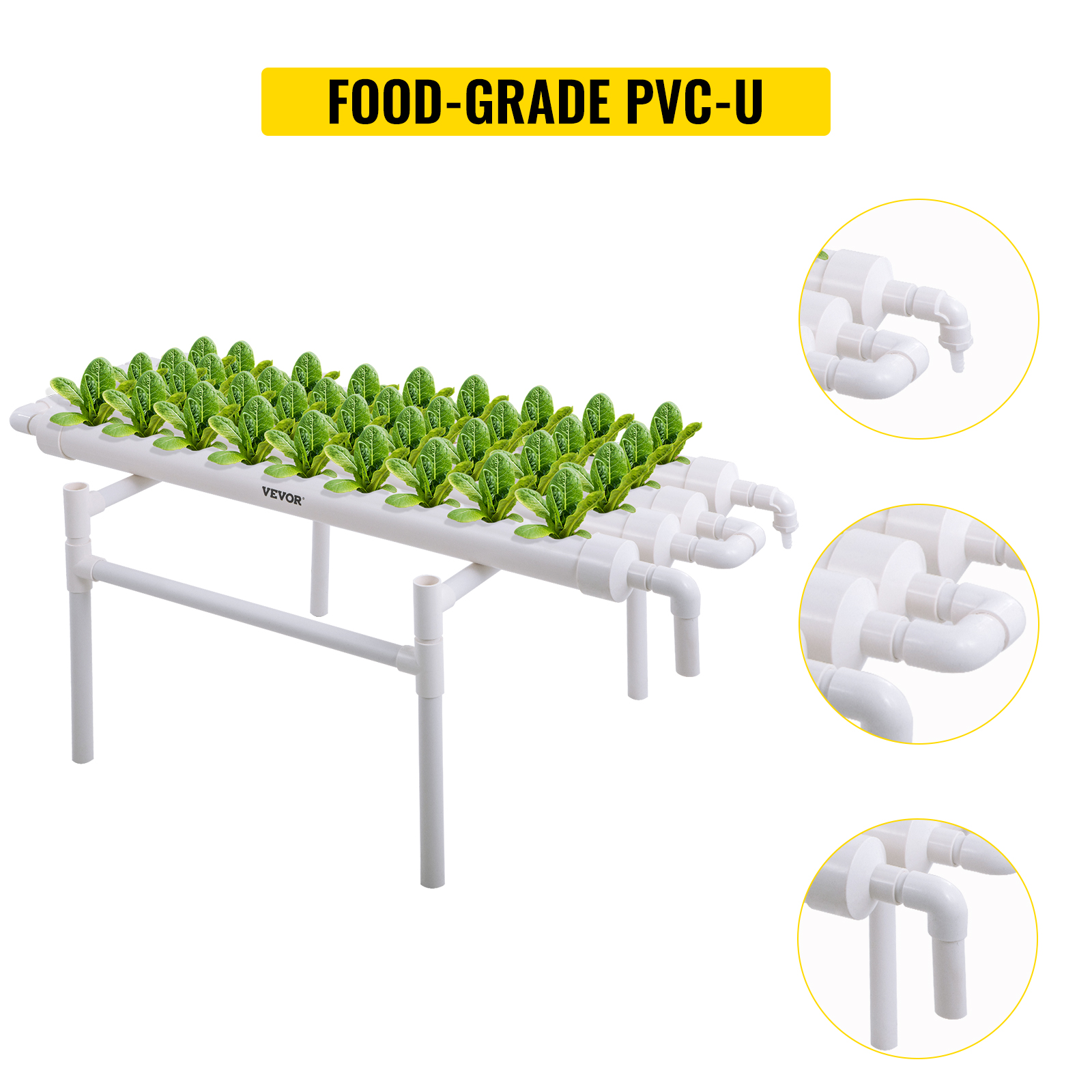 Details about   Wall Mounting Type Balcony Hydroponic Grow Kit Hydroponic Tools 36 Plant Sites 