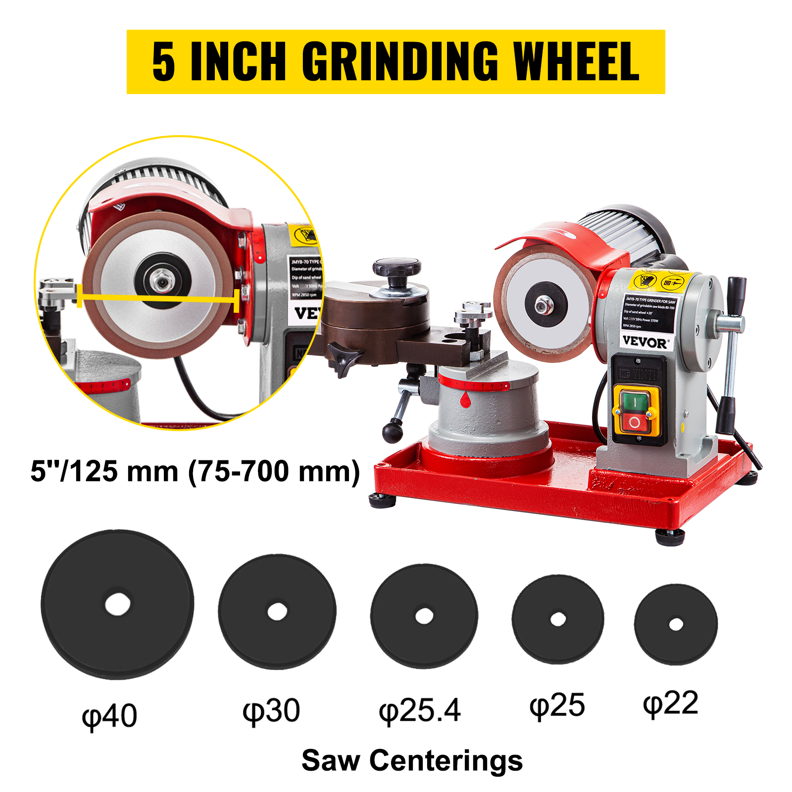Upgraded Circular Saw Blade Grinder Replacement Grinding Wheel Accessories 