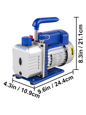 Vakuumpumpe ZS J-S 54 l/min, Unterdruckpumpe für Split-Klimaanlage, vacuum  pump
