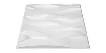 VEVOR 13 шт. 3D стеновые панели 50x50 см упаковка декоративной плитки самоклеящаяся настенная татуировка ПВХ для офиса, прихожей, кухни, гостиной и столовой (волны)