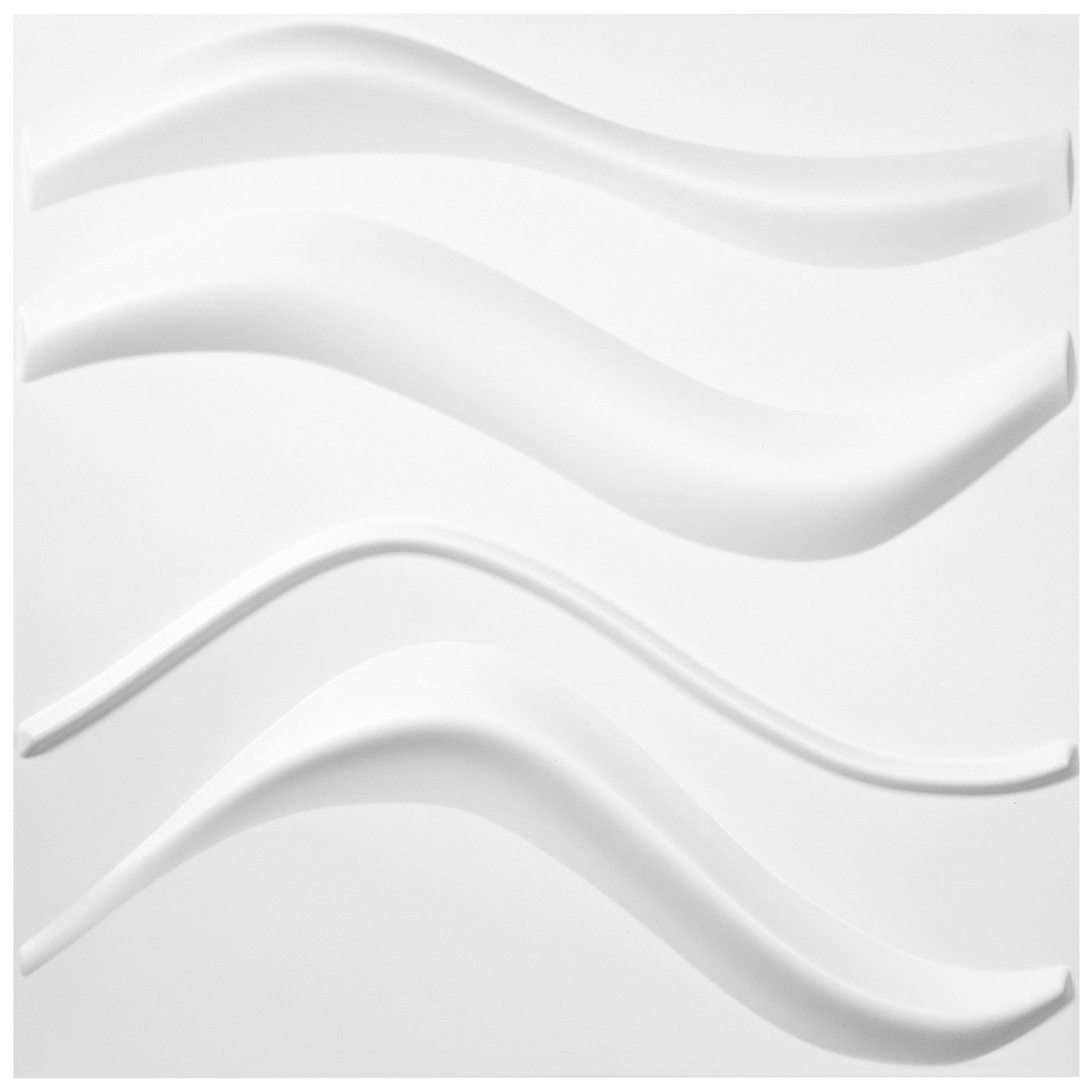 Paneles Adhesivos De Pared 3D Wave Blanco – Do it Center