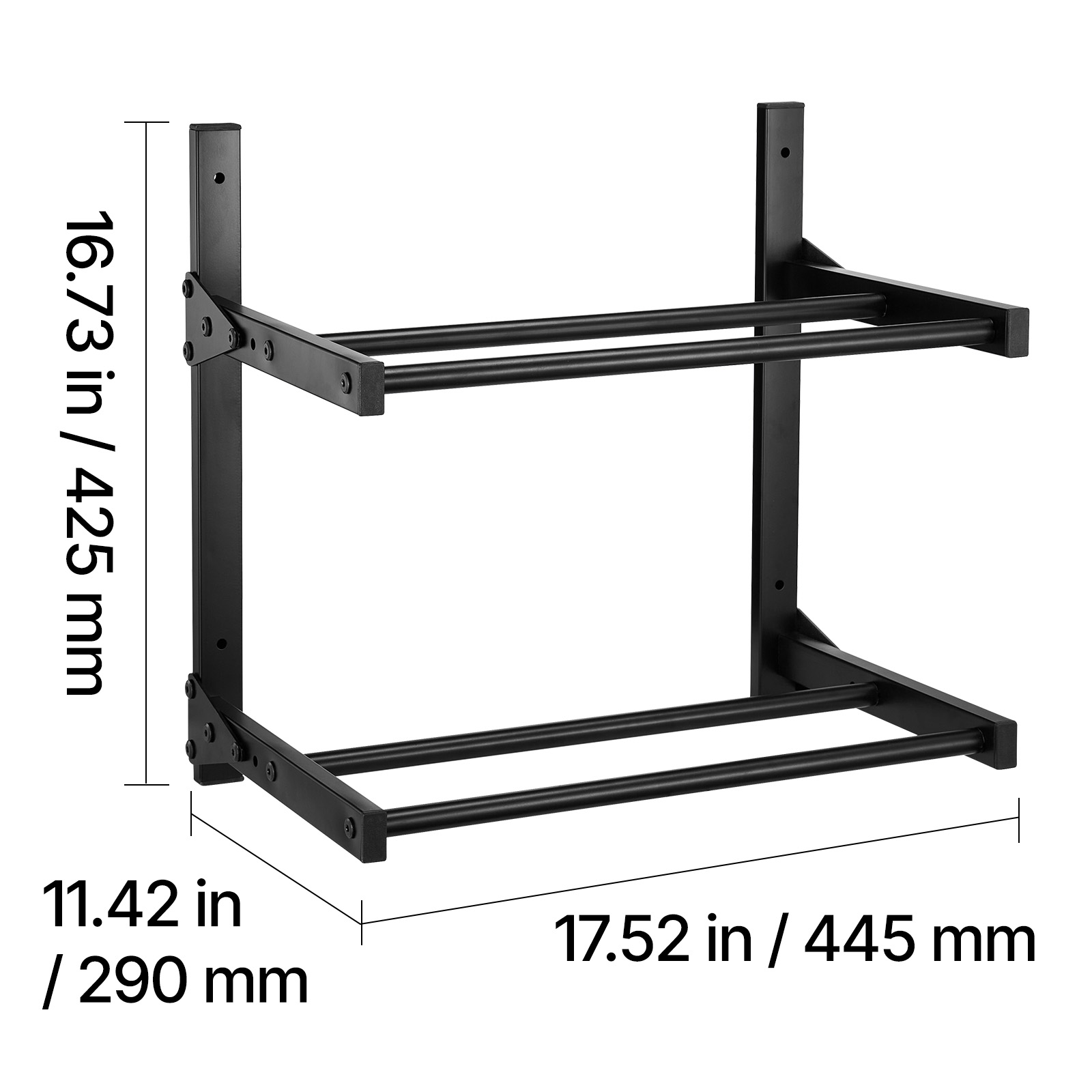 Support Filament VEVOR Support de Rangement de Filaments Mural 2 Niveaux, Etagere de ...