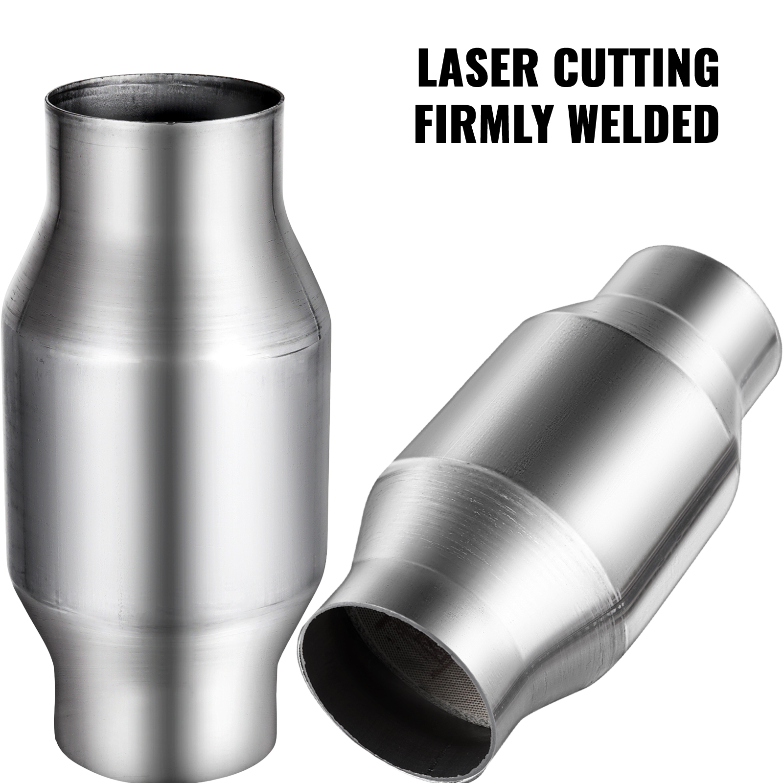 VOVER 3" 76mm Universal High Flow Sports Catalytic Converter 400 Cell