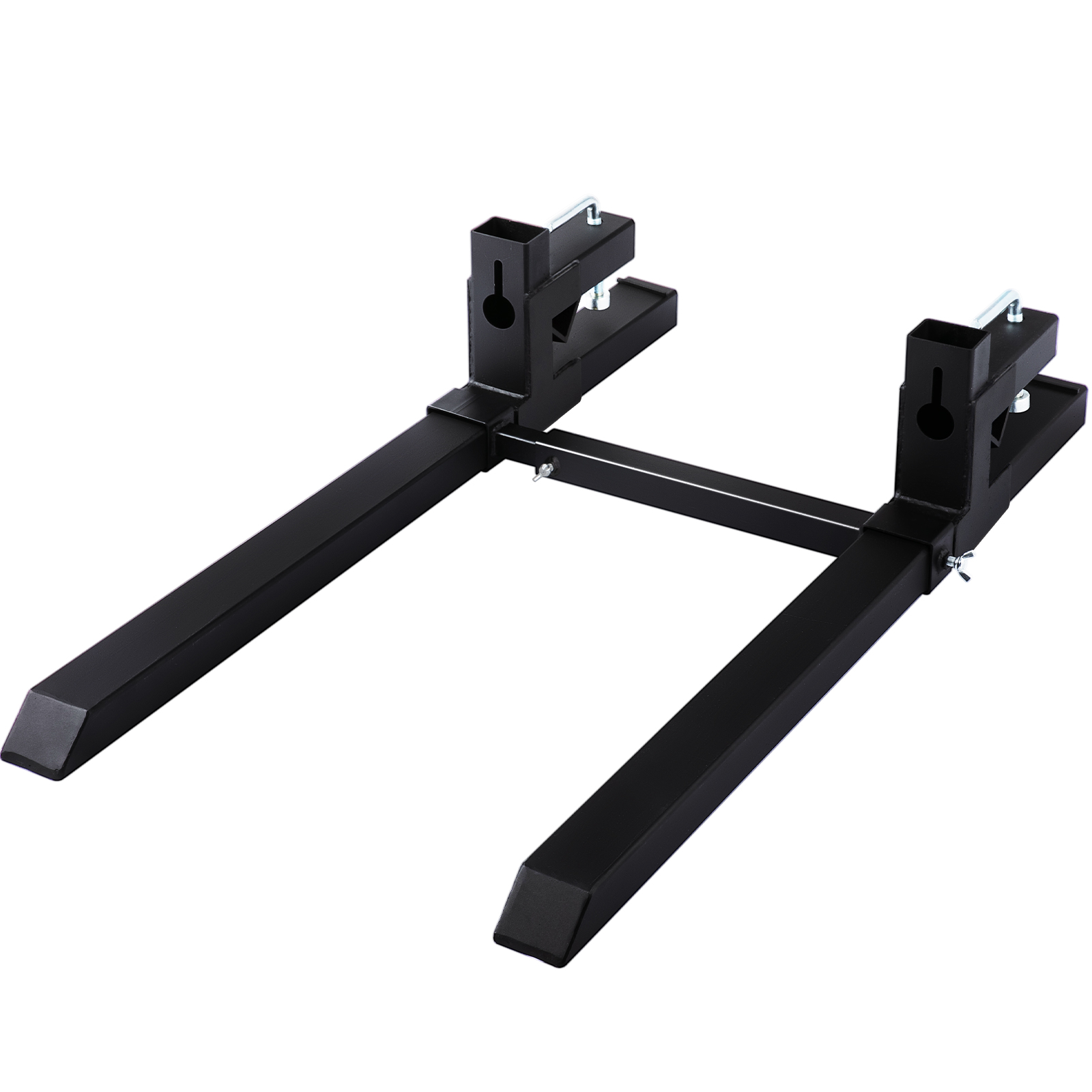 Titan Attachments Pallet Fork Extensions for Forklifts and Loaders 60-in x 4.5-in Slide On Clamp 