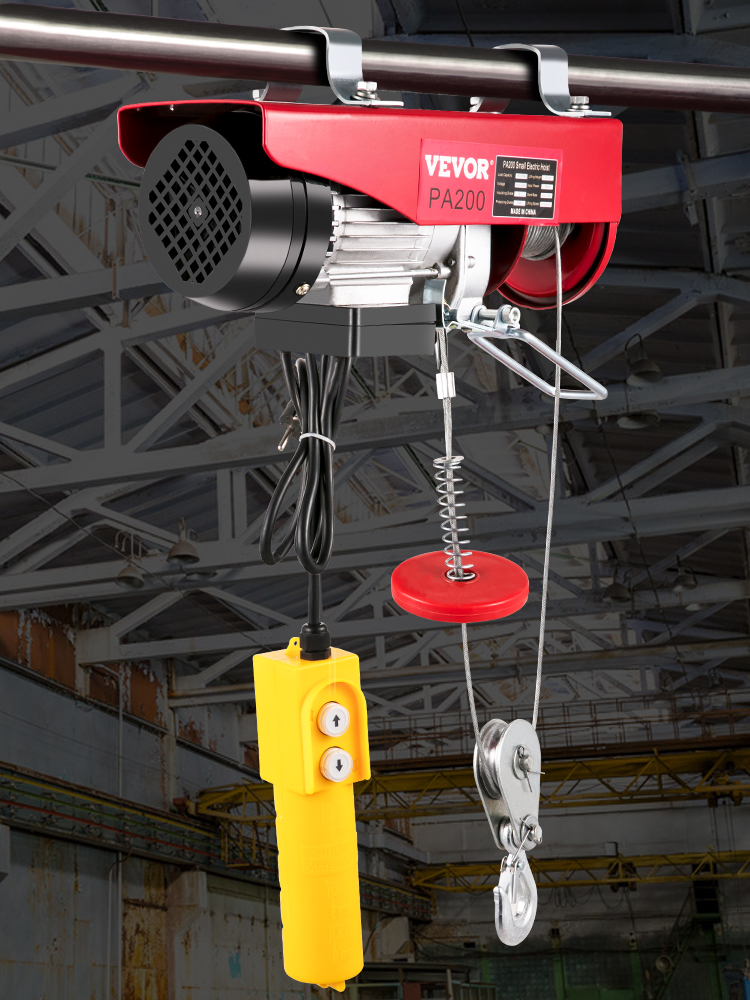 Lift electric hoist,220 lbs/100 kg,39.4 ft/12 m