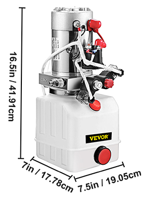 Pump,4 Quart,Double Acting