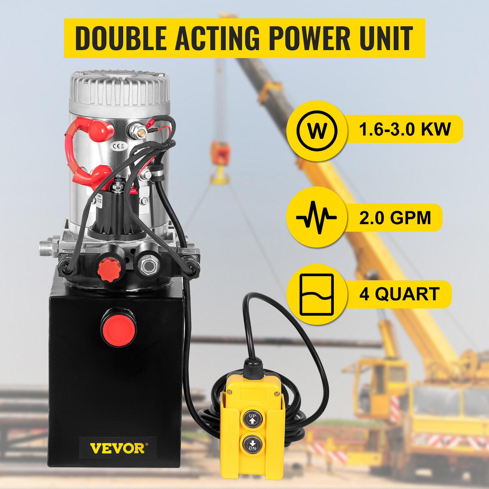 Pompe électrique pour remorque 12V 4 litres - Remorques Discount