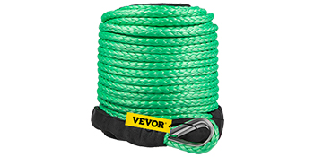 VEVOR HCJPSJYX316I5PLNEV0 0.18 x 50 ft. Synthetic Winch Rope