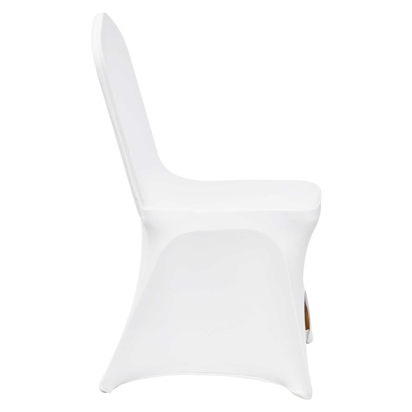 100/50 White/Black Cover Spandex Lycra Chair Cover Wedding Banquet Party Folding - Picture 56 of 119