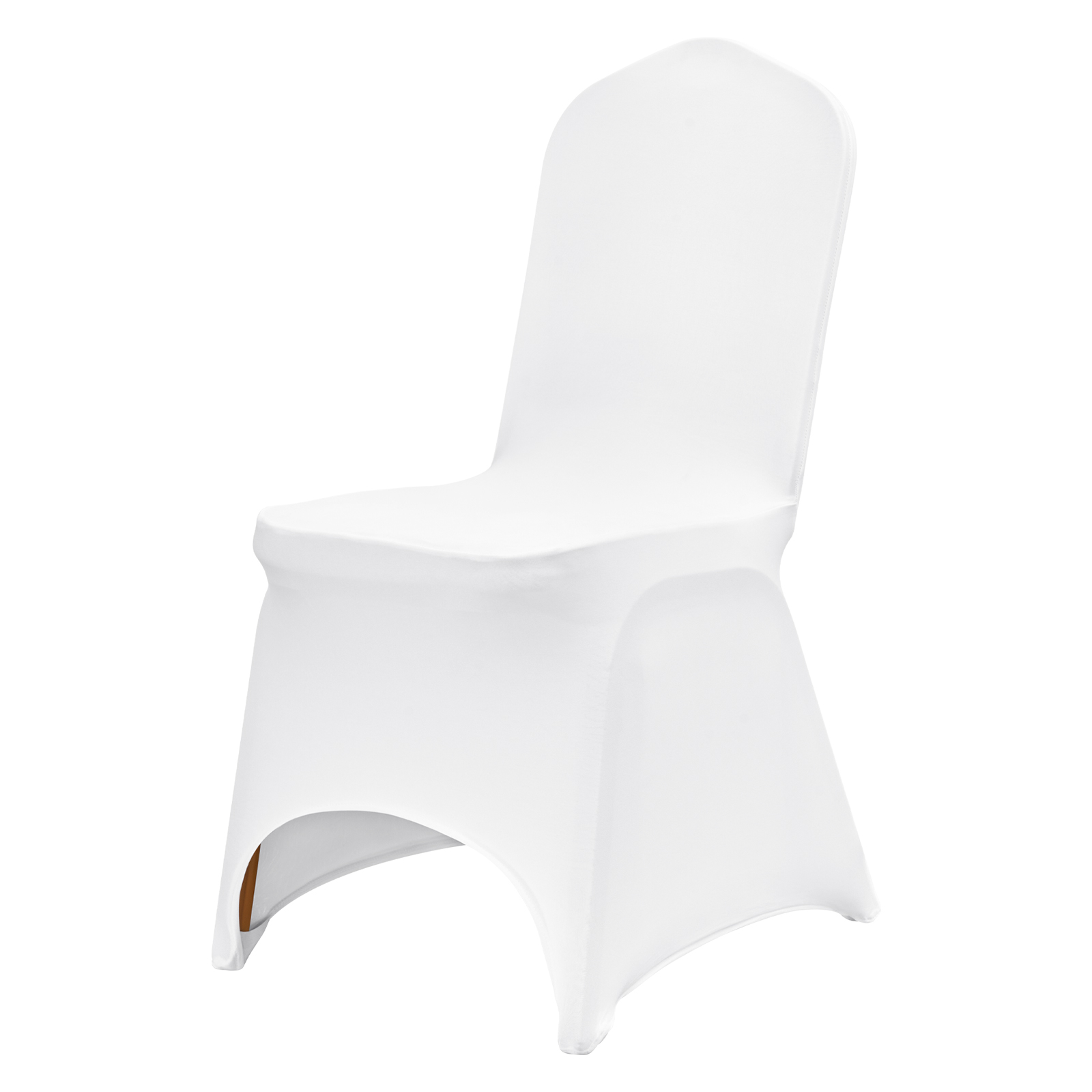 100/50 White/Black Cover Spandex Lycra Chair Cover Wedding Banquet Party Folding - Picture 54 of 119