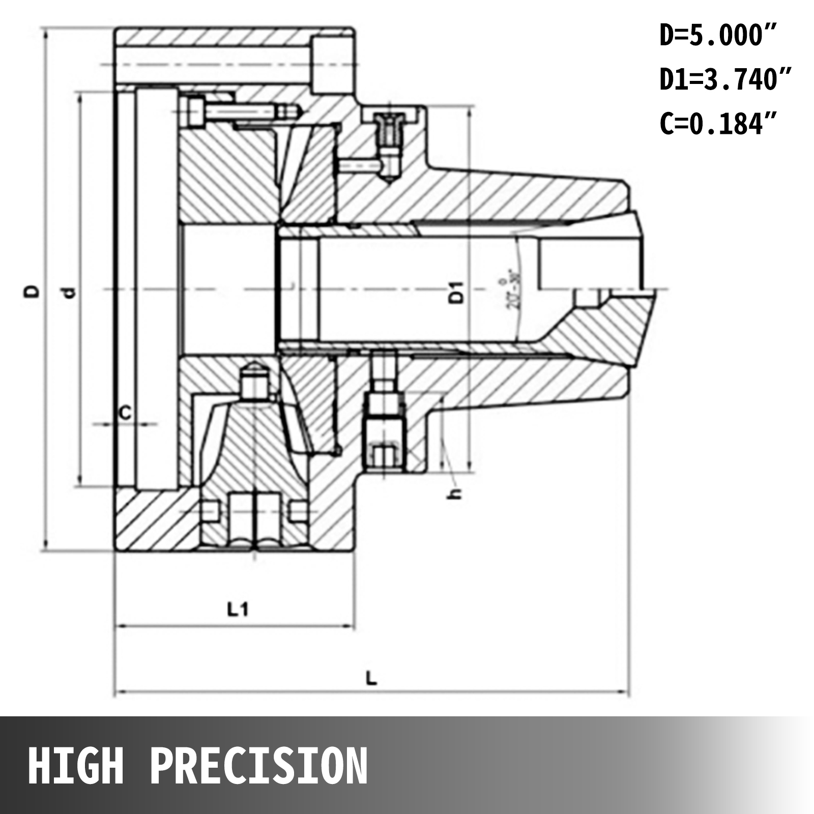 Router Collet Set 5c, Collet Adapter 6000 Rpm, D18 Collet Chuck